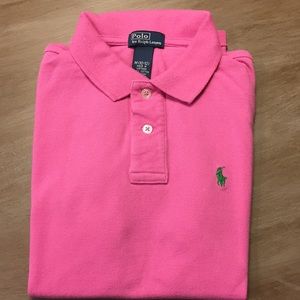 NWOT-Polo by Ralph Lauren Pink Polo - M(10-12)